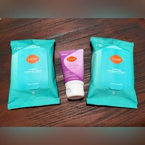 Lume Acidified Deodorant Wipes Cool 
Cucumber + Body Wash Travel Size NEW